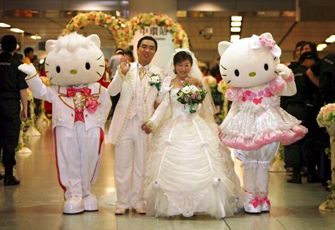 Hello Kitty Goodbye Classy Wedding Posted January 20 2012 Author Dell 